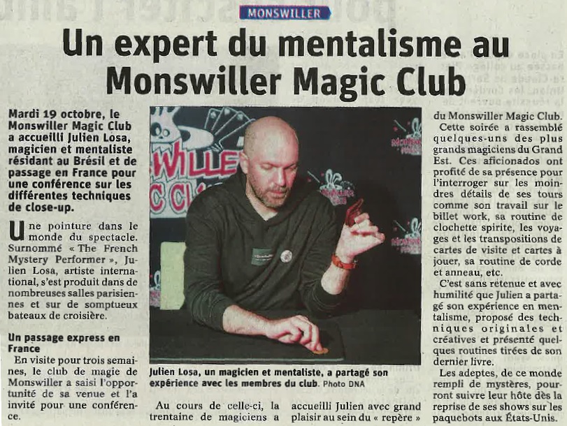 Monswiller Magic Club DNA